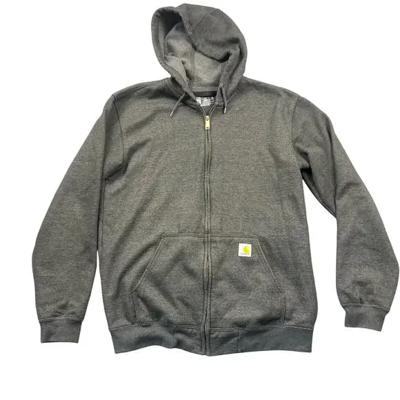 Carhartt Gray Lightweight Hoodie Jacket - Picture 1 of 7